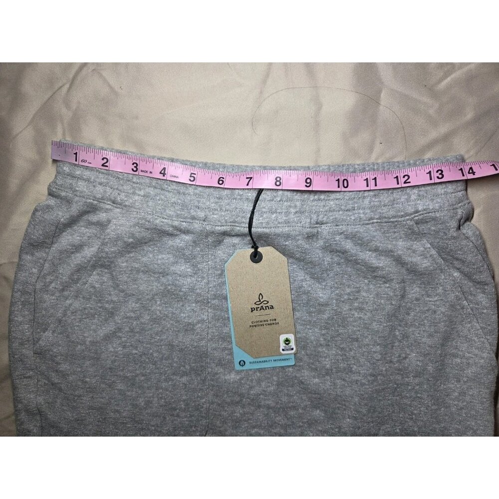 Prana Cozy Up Sport Skirt Heather Grey Pockets Pullon Mini S NWT - Picture 9 of 9